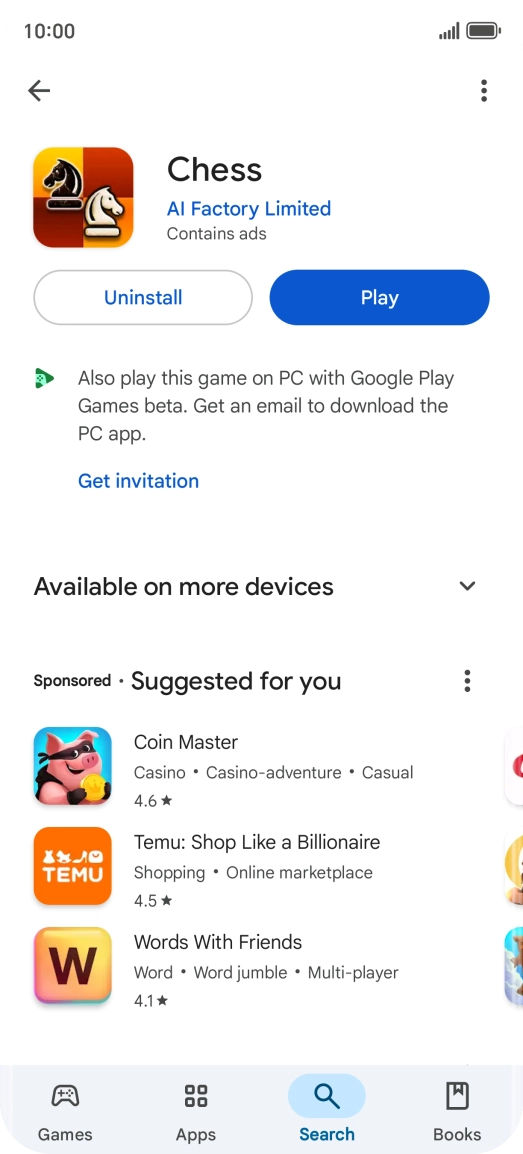 Slide your finger upwards starting from the bottom of the screen to return to the home screen.