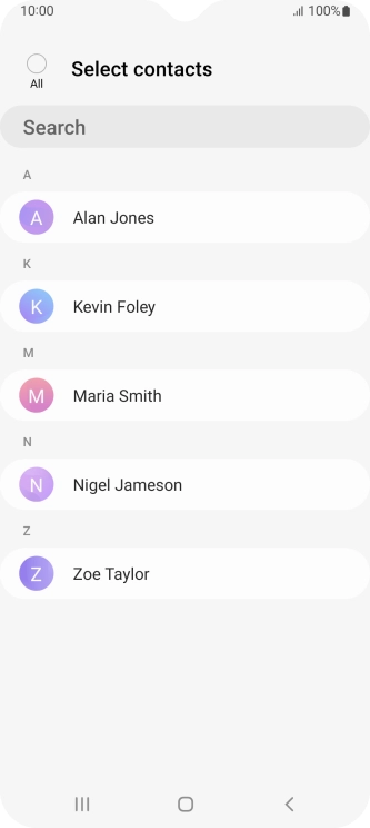 Press the field above 