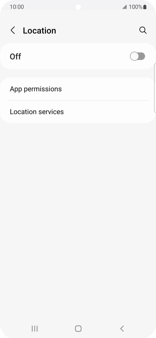 Press the indicator to turn the function on or off.