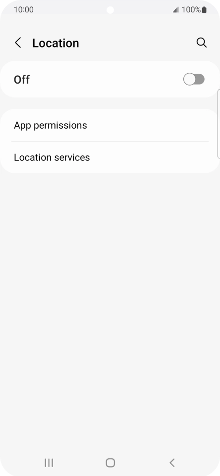 Press the indicator to turn the function on or off.