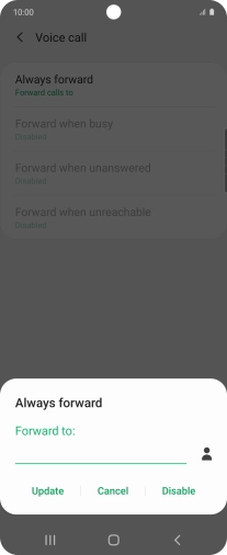Press Disable.