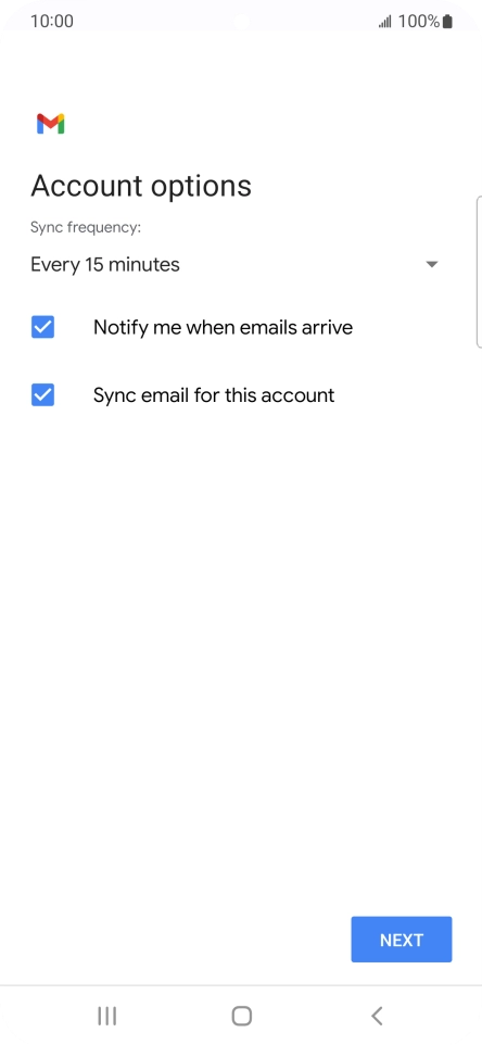 Press the drop down list below 