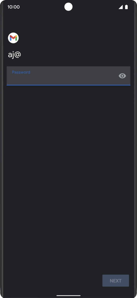 Press the field below 