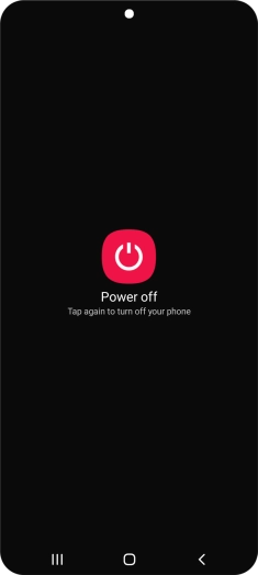 Press Power off.