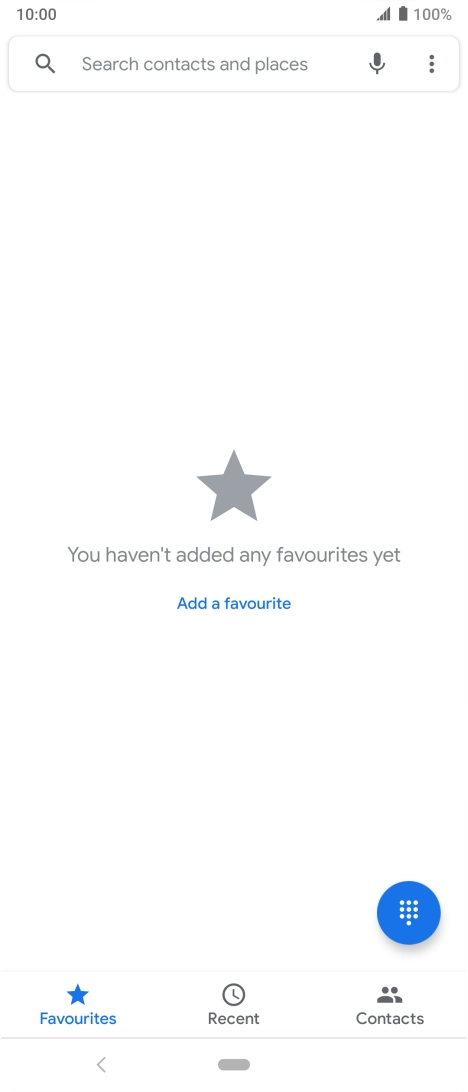 Press the menu icon.