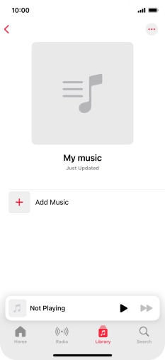 Press Add Music.