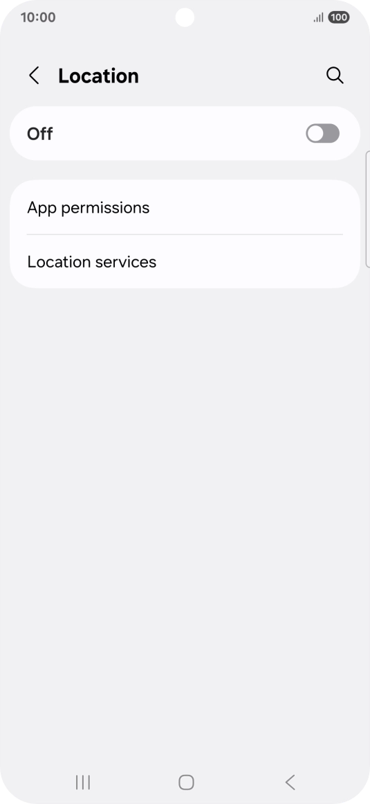 Press the indicator to turn the function on or off.
