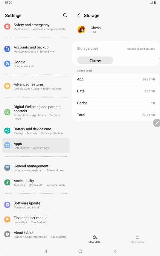 Press the Home key to return to the home screen.