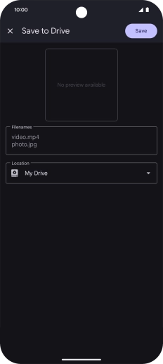 Press the field below 