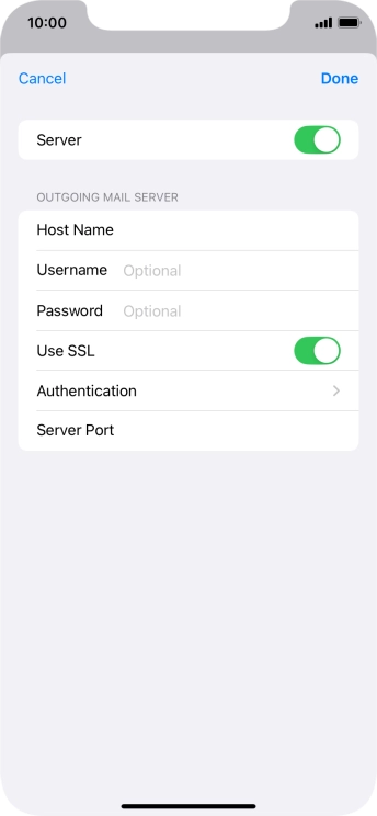 Press Authentication.