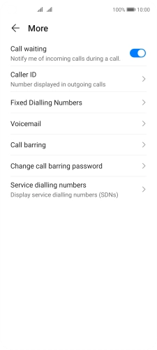 Press Fixed Dialling Numbers.