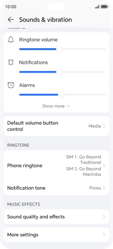 Press Phone ringtone.