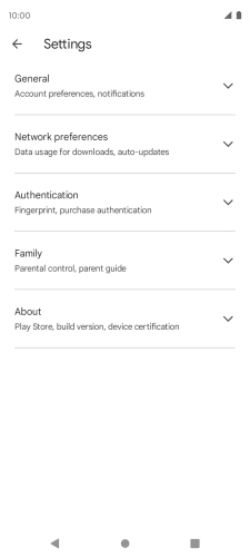 Press Network preferences.