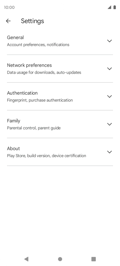 Press Network preferences.