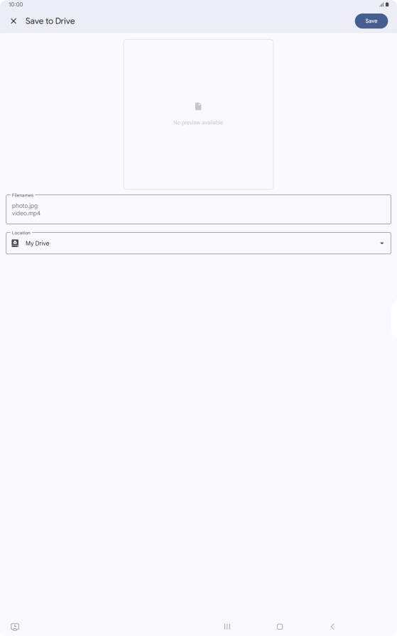 Press the field below 