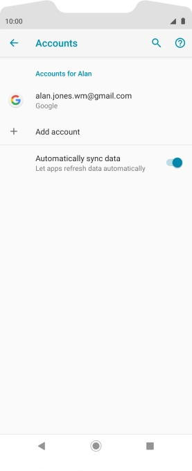 Press the Home key to return to the home screen.