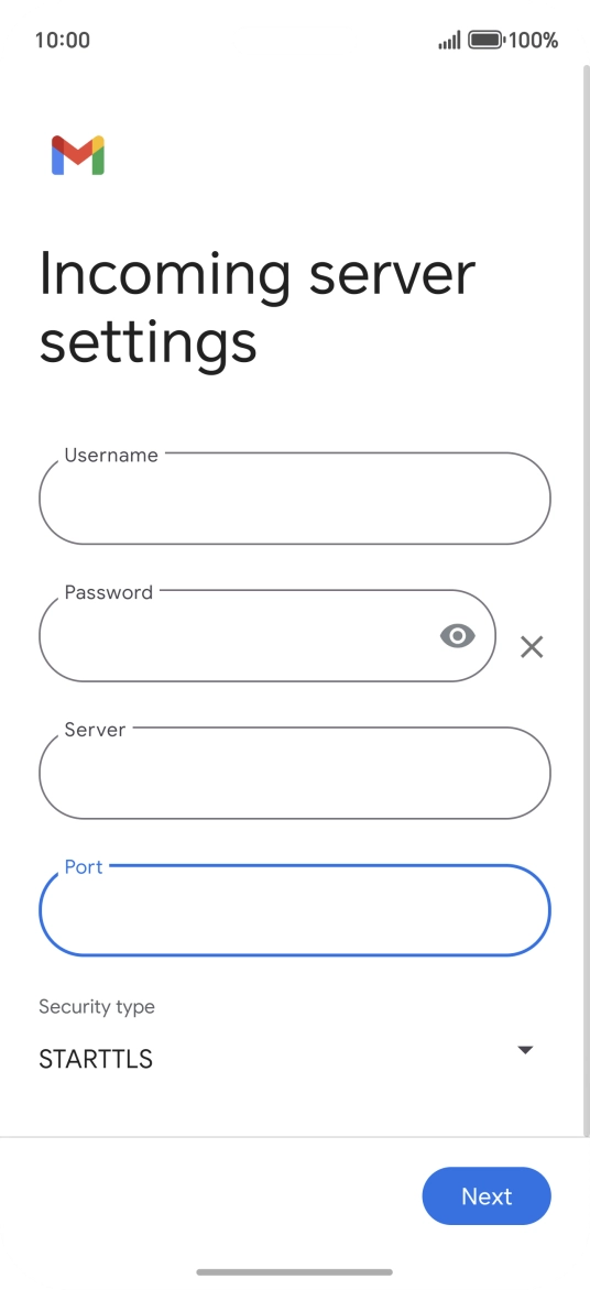 Press the drop down list below 