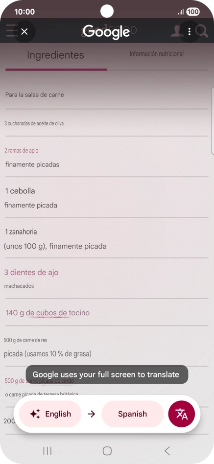 Follow the instructions on the screen to select the required language settings and use the function.