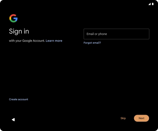 Follow the instructions on the screen to finish the activation.
