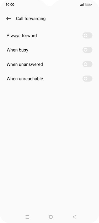 Press the Home key to return to the home screen.