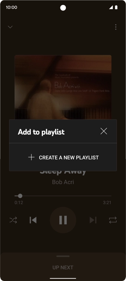 Press CREATE A NEW PLAYLIST.