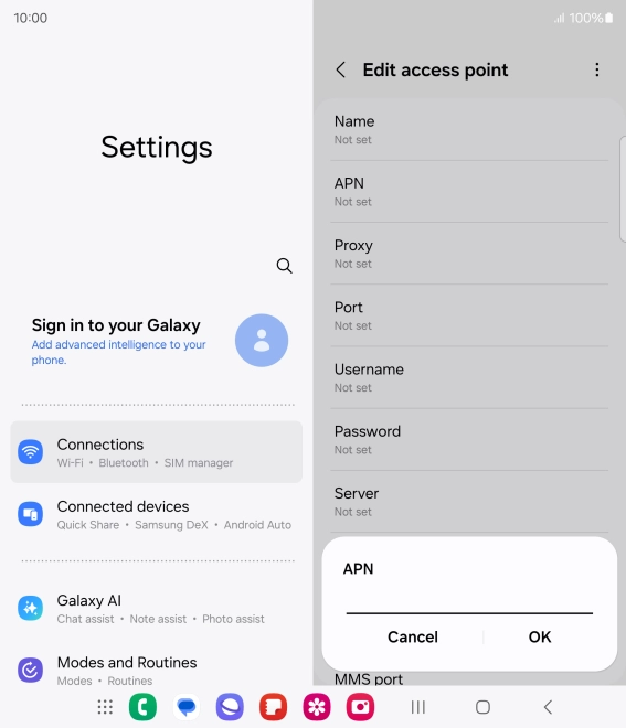 Key in everywhere and press OK.