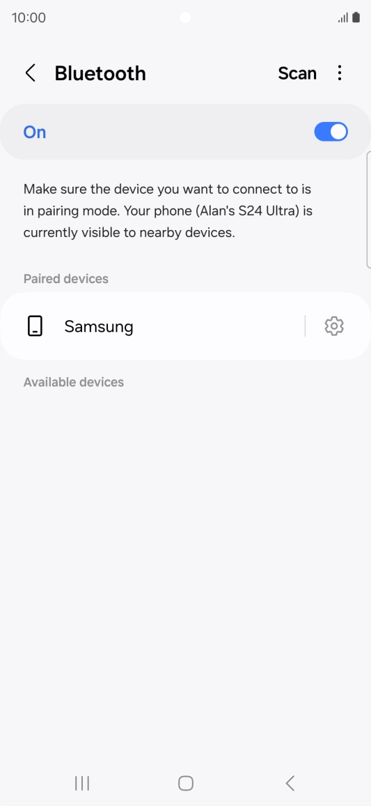 Press the Home key to return to the home screen.
