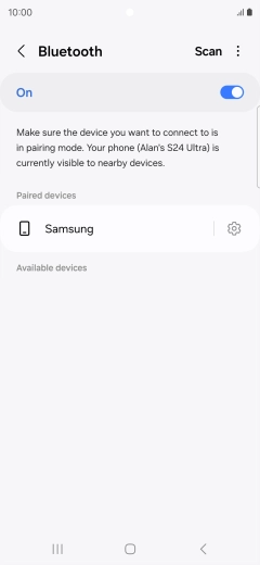 Press the Home key to return to the home screen.