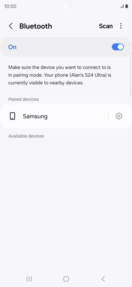 Press the Home key to return to the home screen.