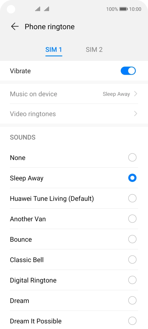 Slide your finger upwards starting from the bottom of the screen to return to the home screen.