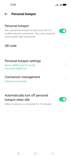 Press the Home key to return to the home screen.