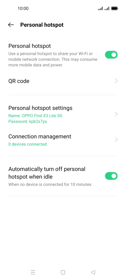 Press the Home key to return to the home screen.