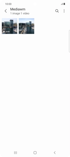 Press and hold any picture or video clip.