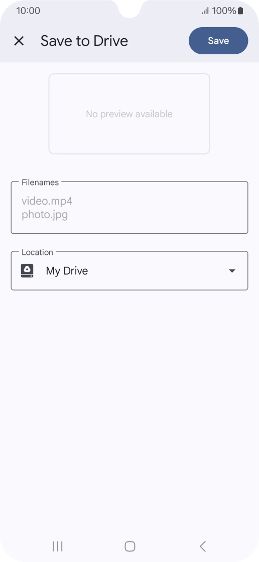 Press the field below 