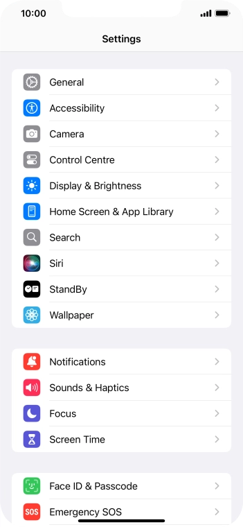 Press Display & Brightness.
