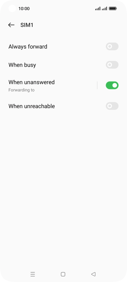 Press the Home key to return to the home screen.