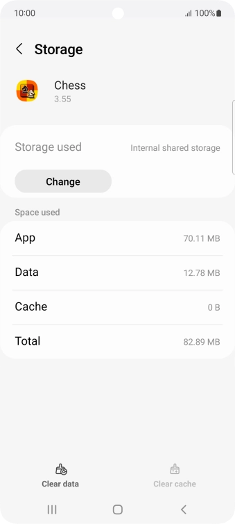 Press the Home key to return to the home screen.