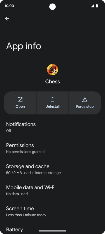 Press Storage and cache.