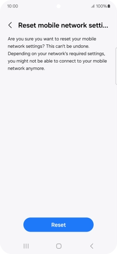 Press Reset.