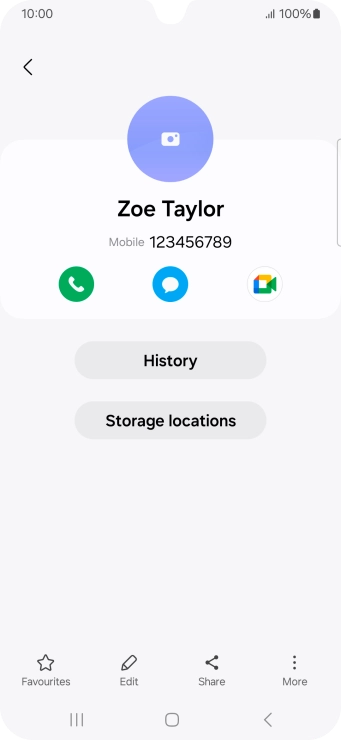 Press the Home key to return to the home screen.