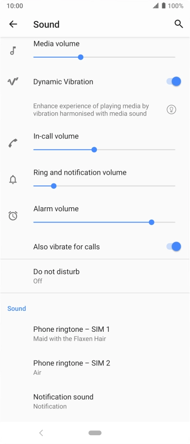 Press the Home key to return to the home screen.