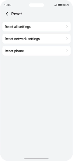 Press Reset phone.