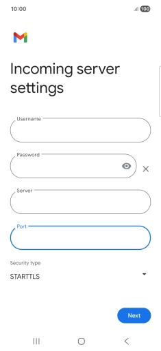 Press the drop down list below 