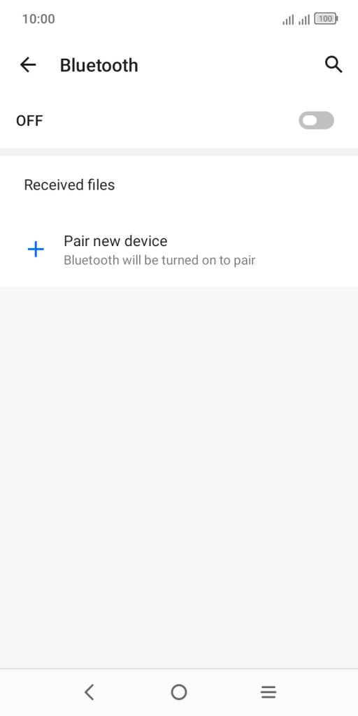 Press Pair new device.