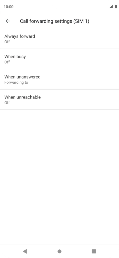Press the Home key to return to the home screen.