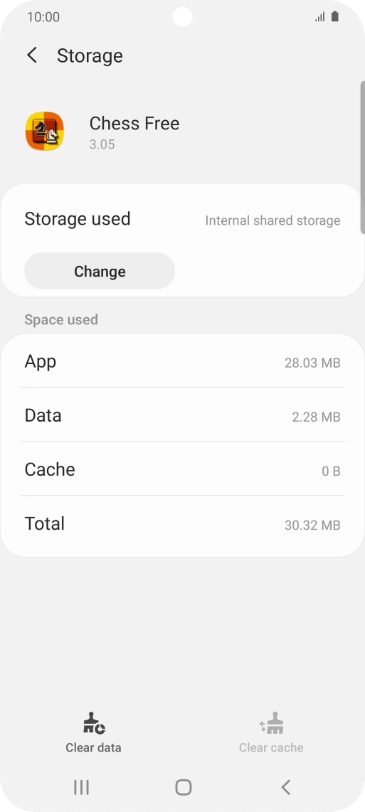 Press the Home key to return to the home screen.