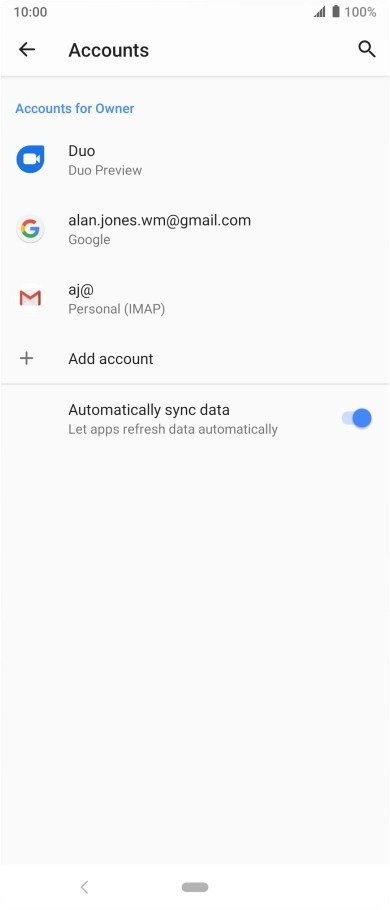 Press the Home key to return to the home screen.