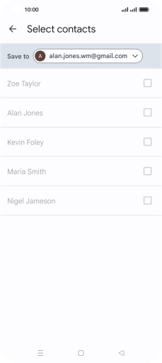 Press the drop down list next to 