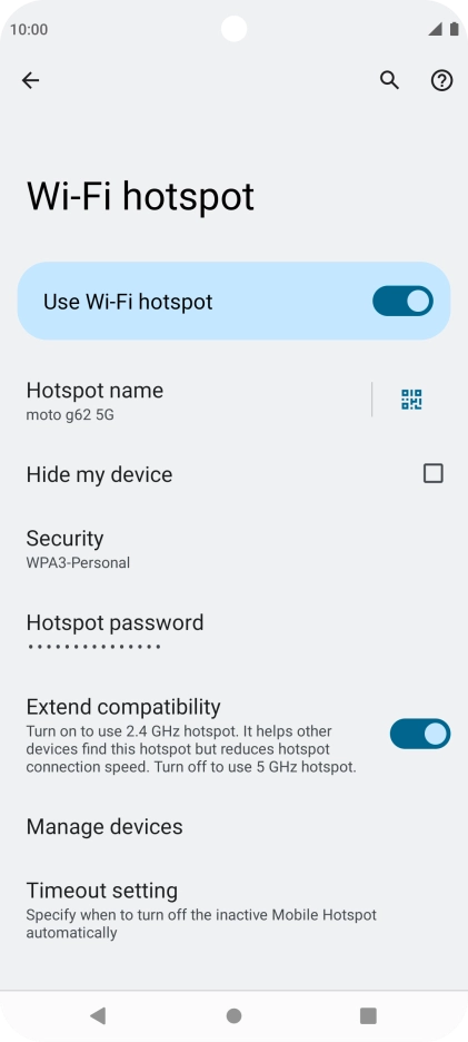 Press the Home key to return to the home screen.