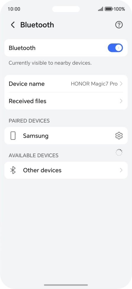 Slide your finger upwards starting from the bottom of the screen to return to the home screen.